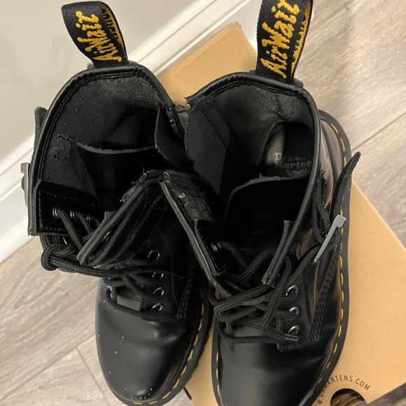 Dr. Martens Black Leather Boots - Picture 4 of 5